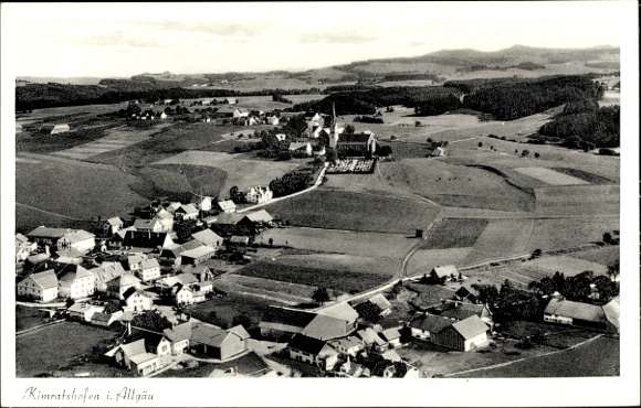 Postcard Kimratshofen Altusried im Allgäu, total view