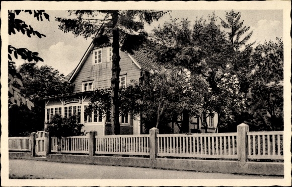 Postcard Hübender Wiehl in the Oberberg district, Pension Gustav Knotte