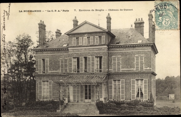 Ak Broglie Eure, Château de Guenet