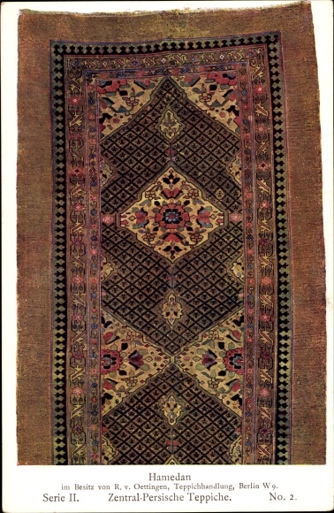 Ac Masterpieces of Oriental Knotting II 2, Central Persian Carpets, Hamedan