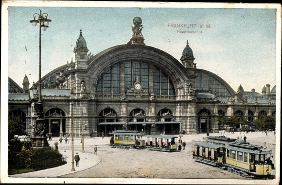 PC Frankfurt am Main, main station, trams