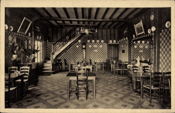 CPA Corneville-sur-Risle-Eure, Hostellerie des Cloches, Salle du Carillon