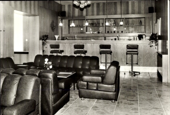 Ak Arendsee Altmark, FDGB Erholungsheim Waldheim, Hallenbar