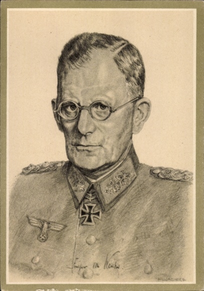 Artysta KP Feldmarszałek Maximilian Freiherr von Weichs, Portret