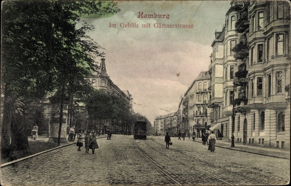 PC Hamburg Eimsbüttel, in the woods with Gärtnerstraße