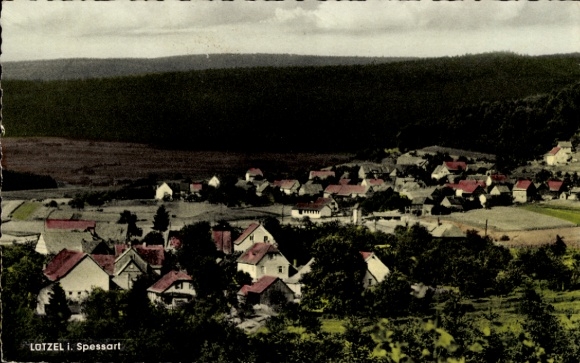 Postcard Lützel in Spessart Biebergemünd Hesse, Panorama
