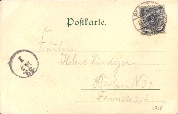 Postcard Berlin Wilmersdorf Schmargendorf, Schützenhaus Volkstheater