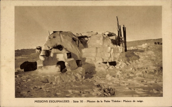 KP Missions Esquimaudes, Mission de la Petite Therese, Maison de neige