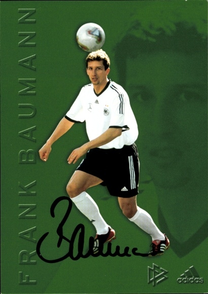 Autograph card footballer Frank Baumann, German national team, autograph