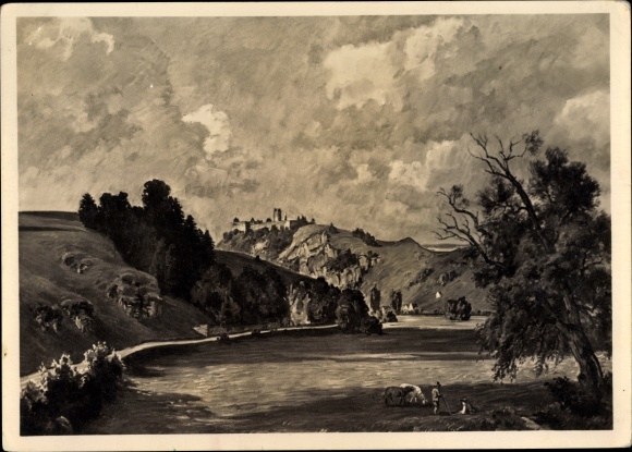 Artist PC Bayerlein, Fritz, Kallmünz Castle, HDK 503