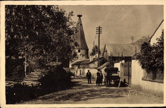 Ak Ribeauvillé Rappoltsweiler Elsass Haut Rhin, Tour des Cigognes