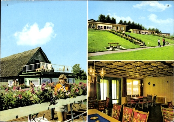 Ak Hundorf bei Lübstorf Seehof in Mecklenburg, Urlaubs und Naherholungszentrum, Schilthaus, Stube