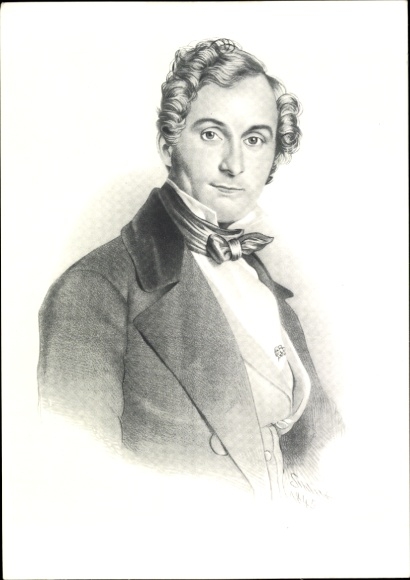 Artist Postcard Composer Albert Lortzing, portrait