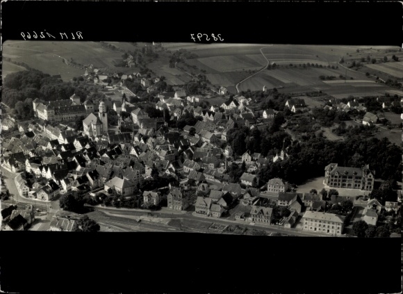 Ak Messkirch Messkirch in de Schwäbische Alb Baden, luchtfoto
