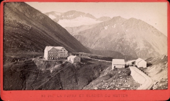 CdV Oberwald Kanton Valais, Hotel Furka, Lodowiec Mutten