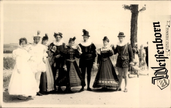 Photo Weißenborn in the Ore Mountains, 800th anniversary of the town, group portrait