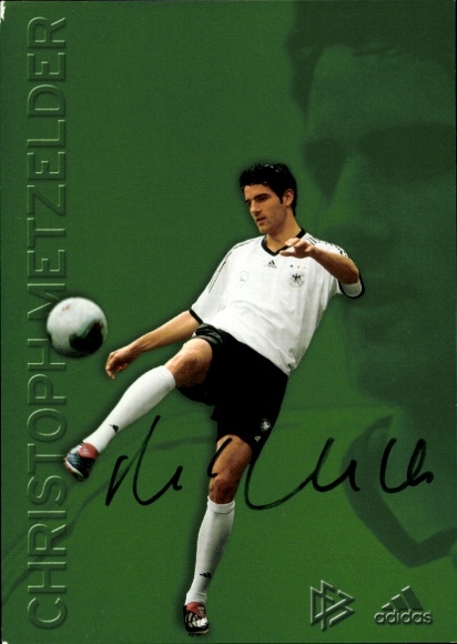 Autograph card footballer Christoph Metzelder, German national team, autograph