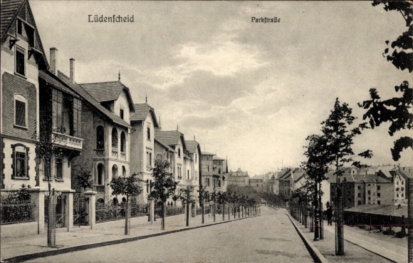 Ak Lüdenscheid im Märkischen Kreis, Parkstraße