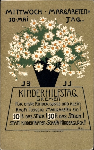 Artist PC Hanseatic City of Bremen, Margaret Day on May 10, 1911
