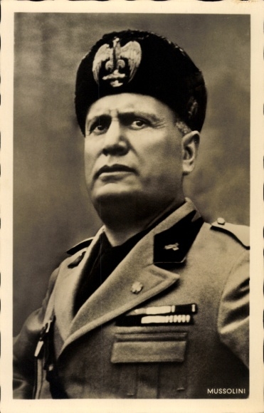Ak Benito Mussolini, Duce, Portrait, Photo Hoffmann 1109
