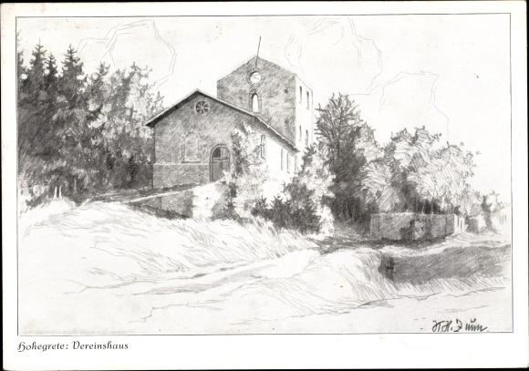 Artist PC Au Windeck in the Rhein Sieg district, Bible and convalescent home Hohegrete