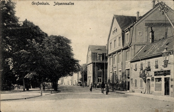 Ak Großenhain Saksen, Johannesallee