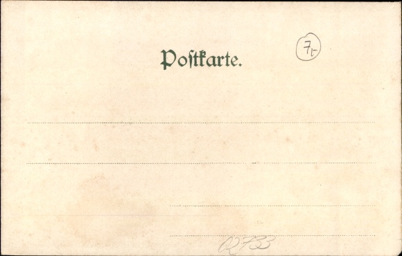 Postcard Cunewalde in the district of Bautzen, total view of the village, church