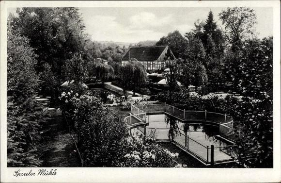 Ak Ennepetal in het Ruhrgebied, Inn Spreeler Mühle