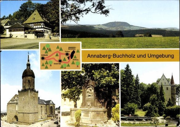 KP Saalfeld w Turyngii, ładny szczegółowy widok