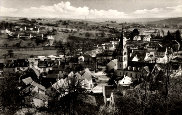 Postcard Bammental in Baden, general view