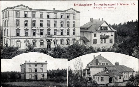 Ak Teichwolframsdorf Thüringen, herstellingsoord