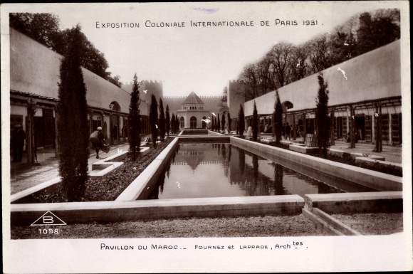 Ansichtkaart Paris XII, Exposition Colonial International 1931, Pavillon du Maroc