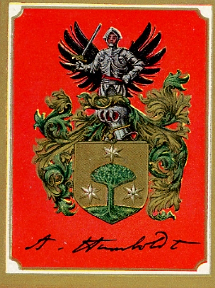Collection picture Glorious German Coats of Arms No. 228, Alexander von Humboldt, natural scientist