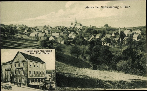 KP Meura Las Turyński, Gasthof zum Meurastein, wł. Emil Fischer