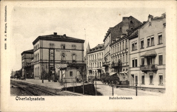 KP Oberlahnstein Lahnstein am Rhein, Bahnhofstraße, stacja kolejowa