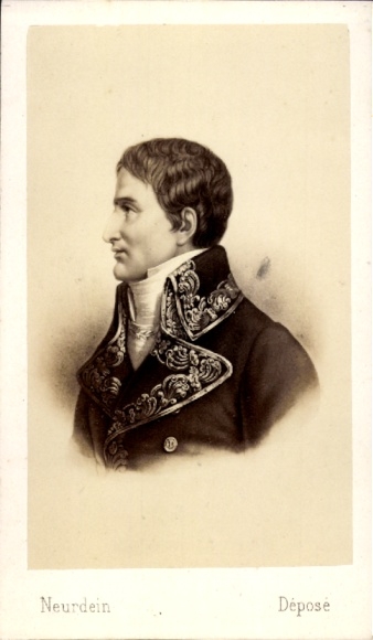 Carte de Visite Lucien Bonaparte, Bruder Napoleon I.