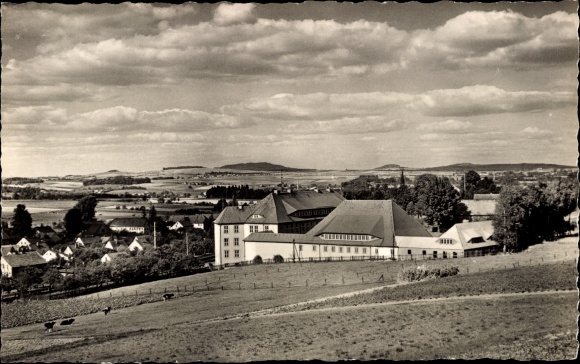 PC Olbersdorf in Saxony, view of the school