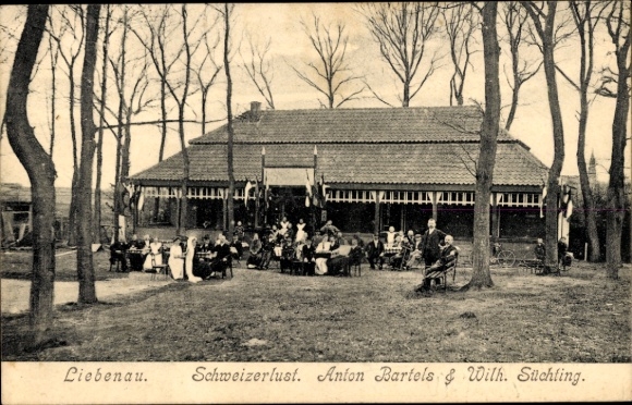 Postcard Liebenau an der Weser, Gasthaus Schweizerlust