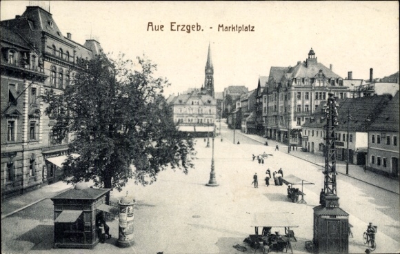 Ak Aue Erzgebirge, Marktplatz