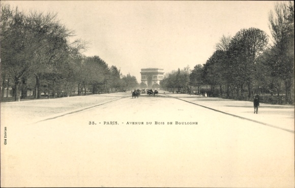 Ansichtkaart Parijs XVI, Bois de Boulogne
