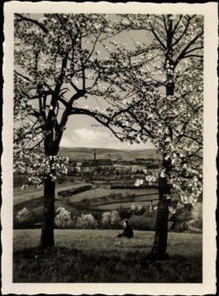 10 old photos of Blieskastel in Saarland, in the appropriate booklet, various views