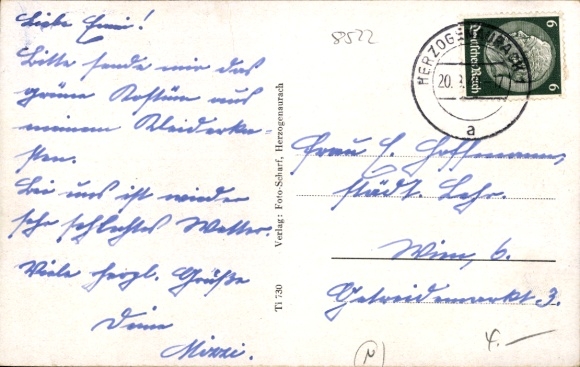 Postcard Herzogenaurach in Middle Franconia, Liebfrauenhaus