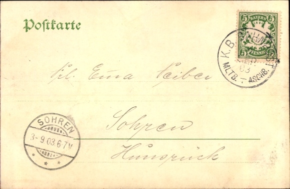Postcard Kleinheubach am Main Lower Franconia, Löwenstein Castle