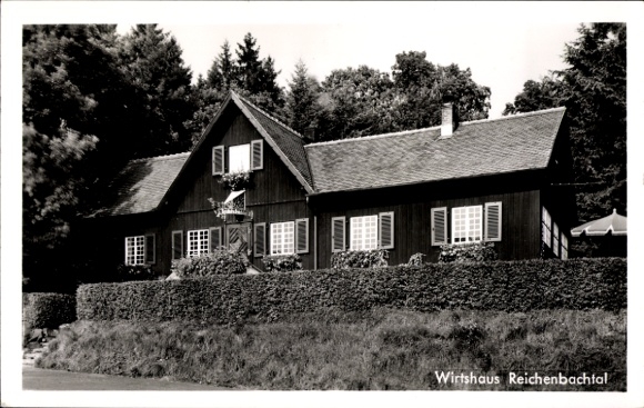 Ak Waldems im Taunus, Wirtshaus Reichenbachtal