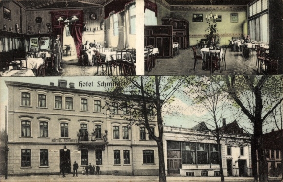 Ak Vlotho an der Weser, Hotel Schmidt