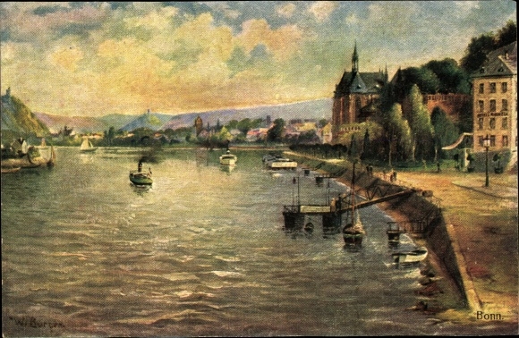 Artist PC Burger, W., Bonn am Rhein, local motif