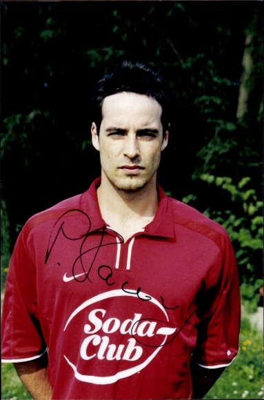 Autograph card footballer Patrick Hornung, SV Wehen Wiesbaden, autograph