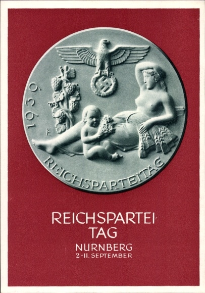Ganzsachen Ak Nürnberg, Reichsparteitag 1939, Reichsparteitag des Friedens