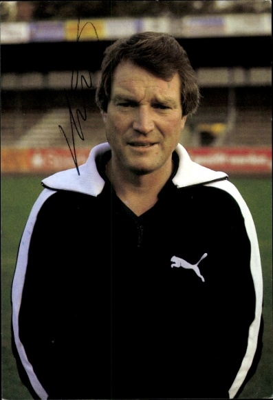 Autograph card Reinhard Schröder, autograph