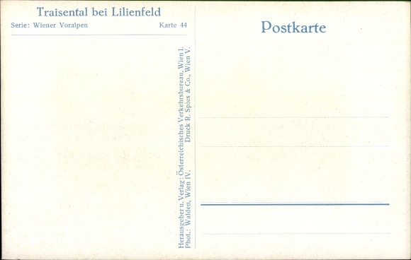 Postcard Lilienfeld in Lower Austria, Traisental, Winter, Vienna Prealps